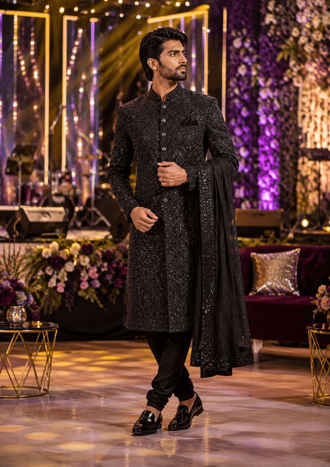 Sangeet sherwani look